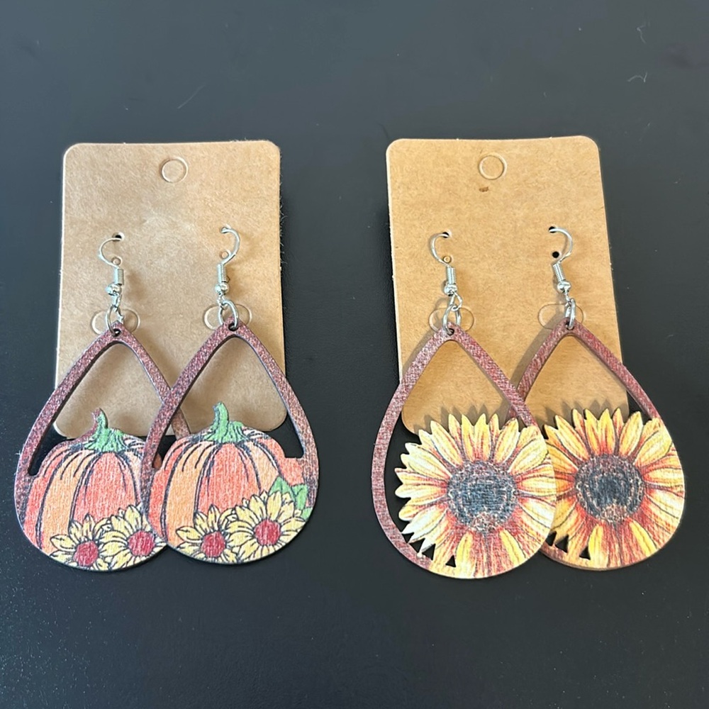 Fall Earrings NWOT - 2 Pair
